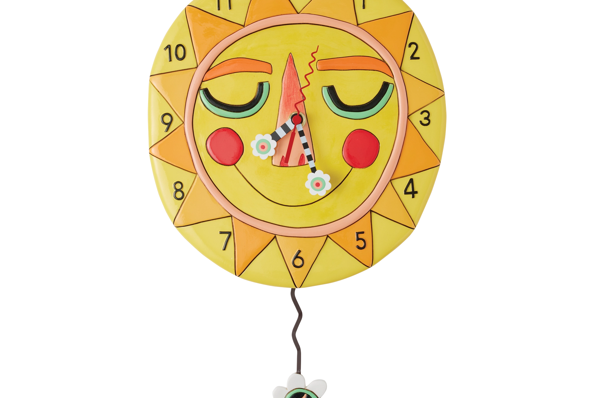 Blooming Bright Clock - Artsy Abode
