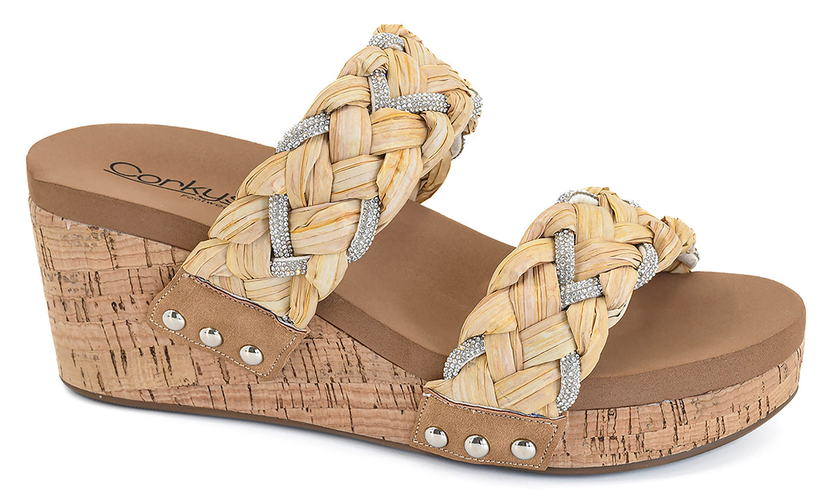 Total Knockout Wedge Sandal – Raffia - Artsy Abode