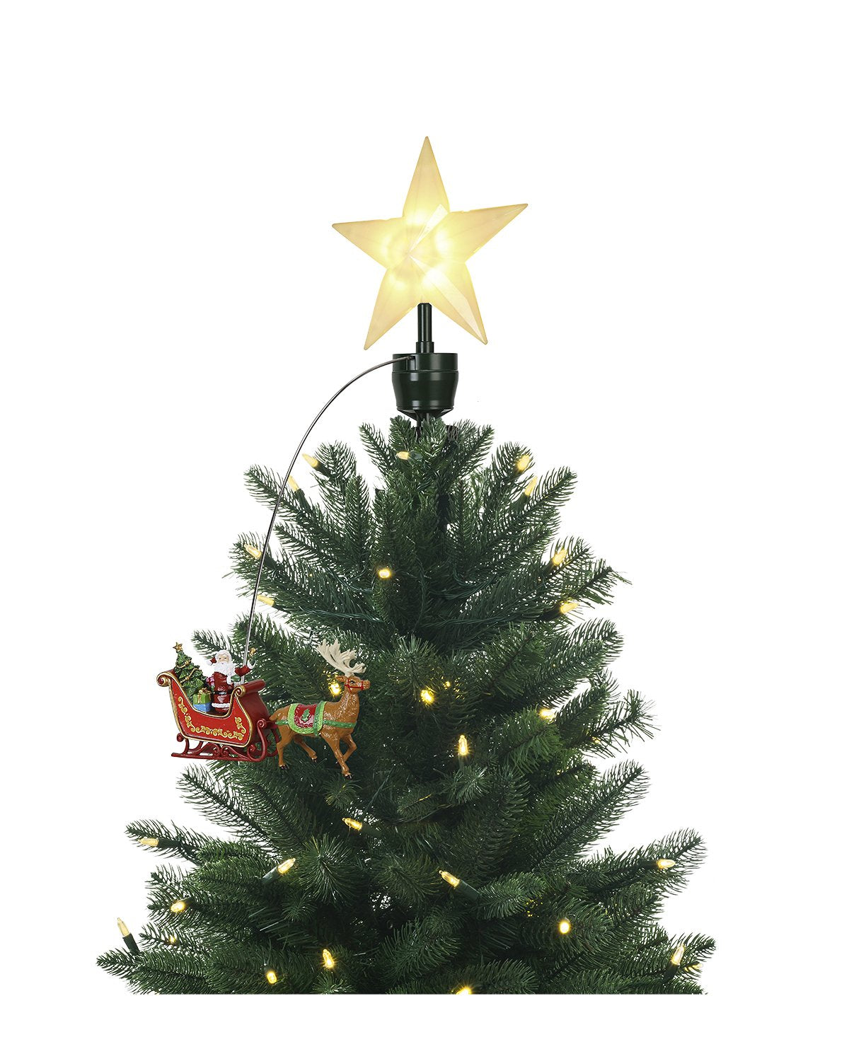 Mr Christmas Animated Topper - Santa's Sleigh - Artsy Abode