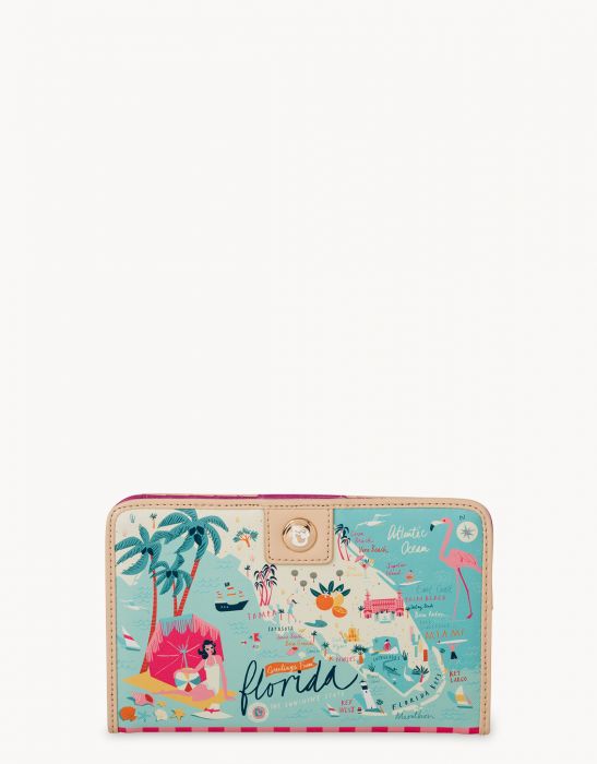Spartina 449 Spartina 449 Florida Map Snap Wallet - Artsy Abode