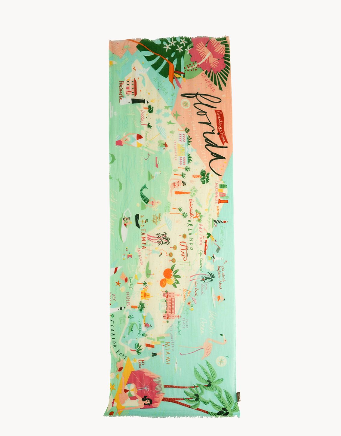 Spartina 449 Florida Map Scarf - Artsy Abode