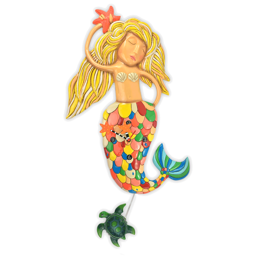 Allen Designs - Artsy Mermaid Xl Clock - Artsy Abode