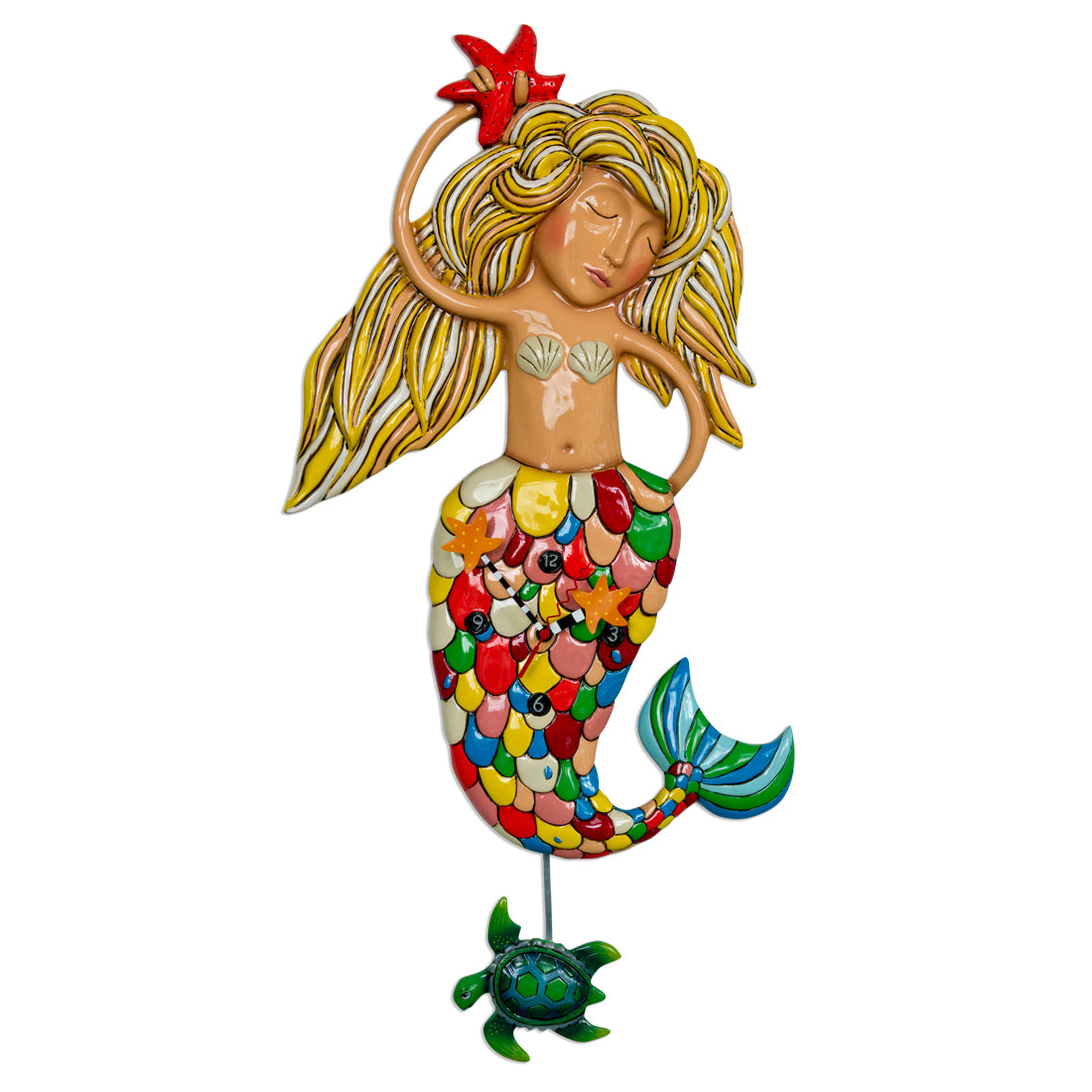 Allen Designs - Artsy Mermaid Xl Clock - Artsy Abode