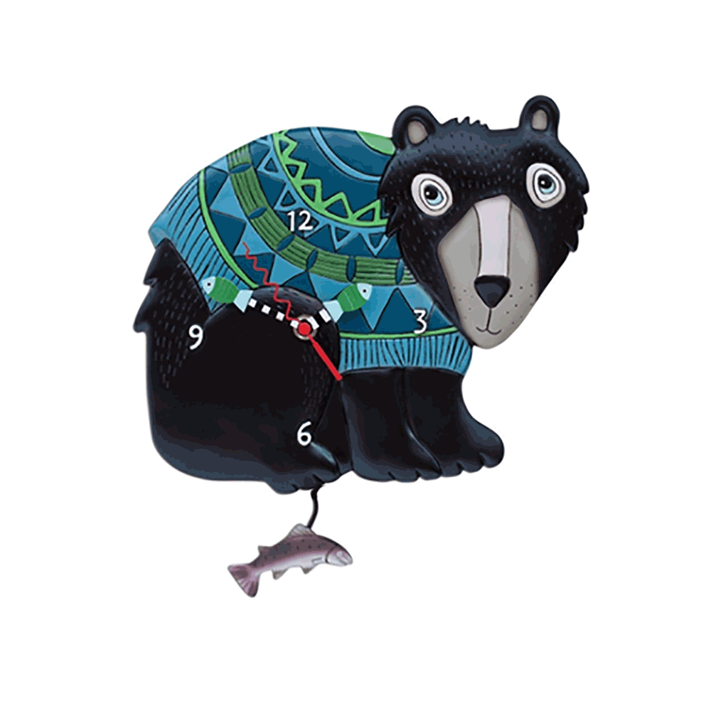 Allen Designs - Bear Hug Clock - Artsy Abode