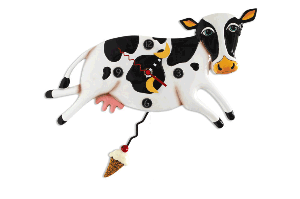 Allen Designs - Bessy The Cow Clock - Artsy Abode