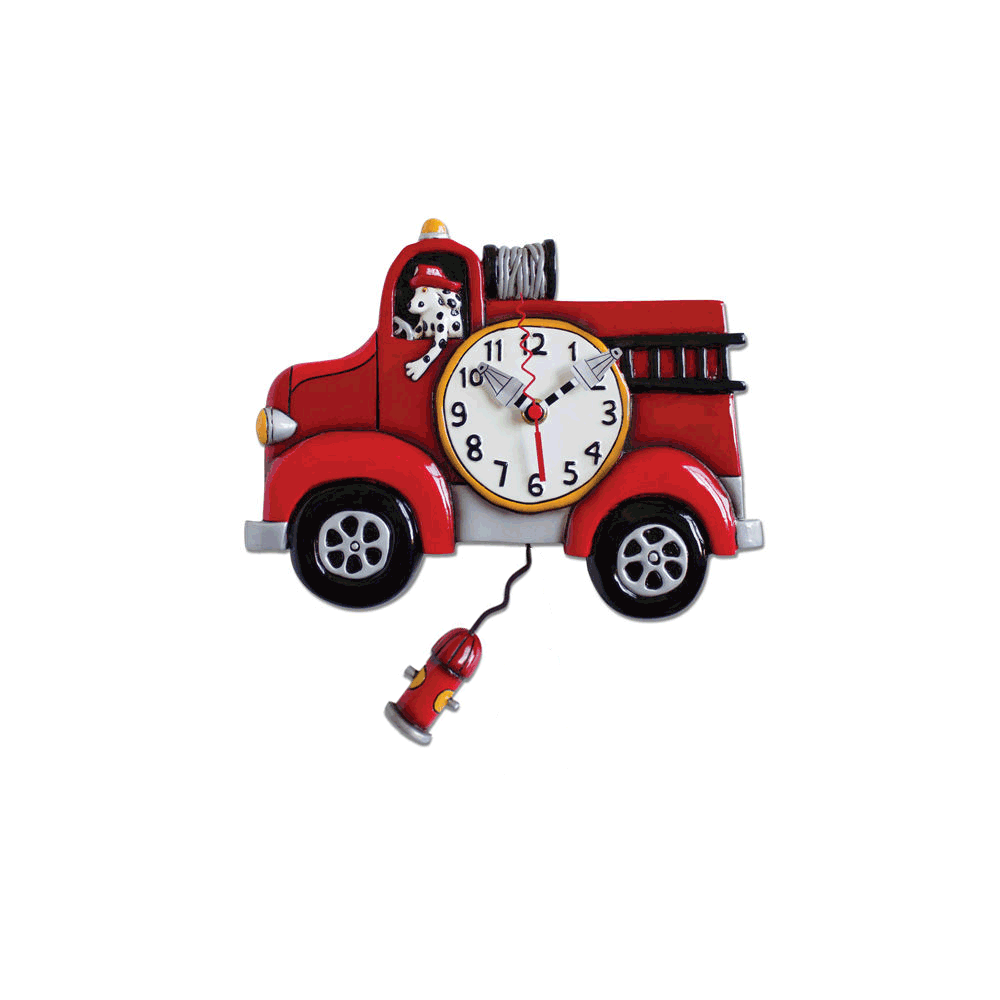 Allen Designs - Big Red Clock - Artsy Abode