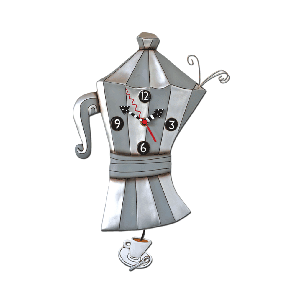 Allen Designs - Brew Pot Clock - Artsy Abode