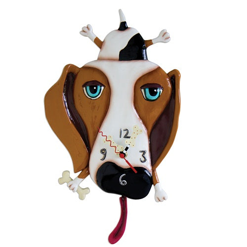 Allen Designs - Buckley Dog Clock - Artsy Abode