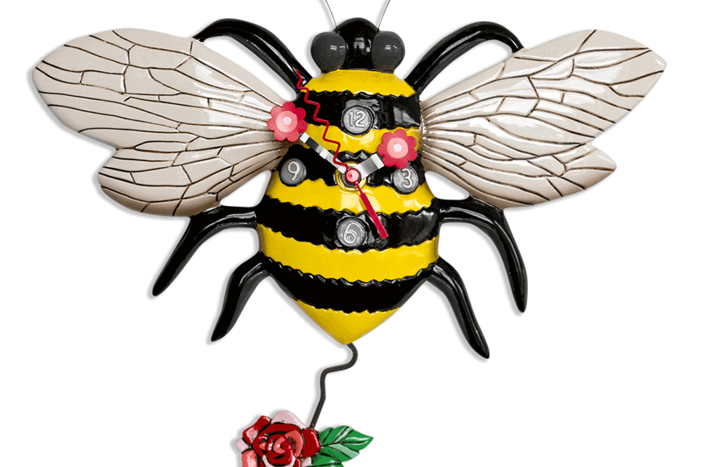 Allen Designs - Buzz Bee Clock - Artsy Abode