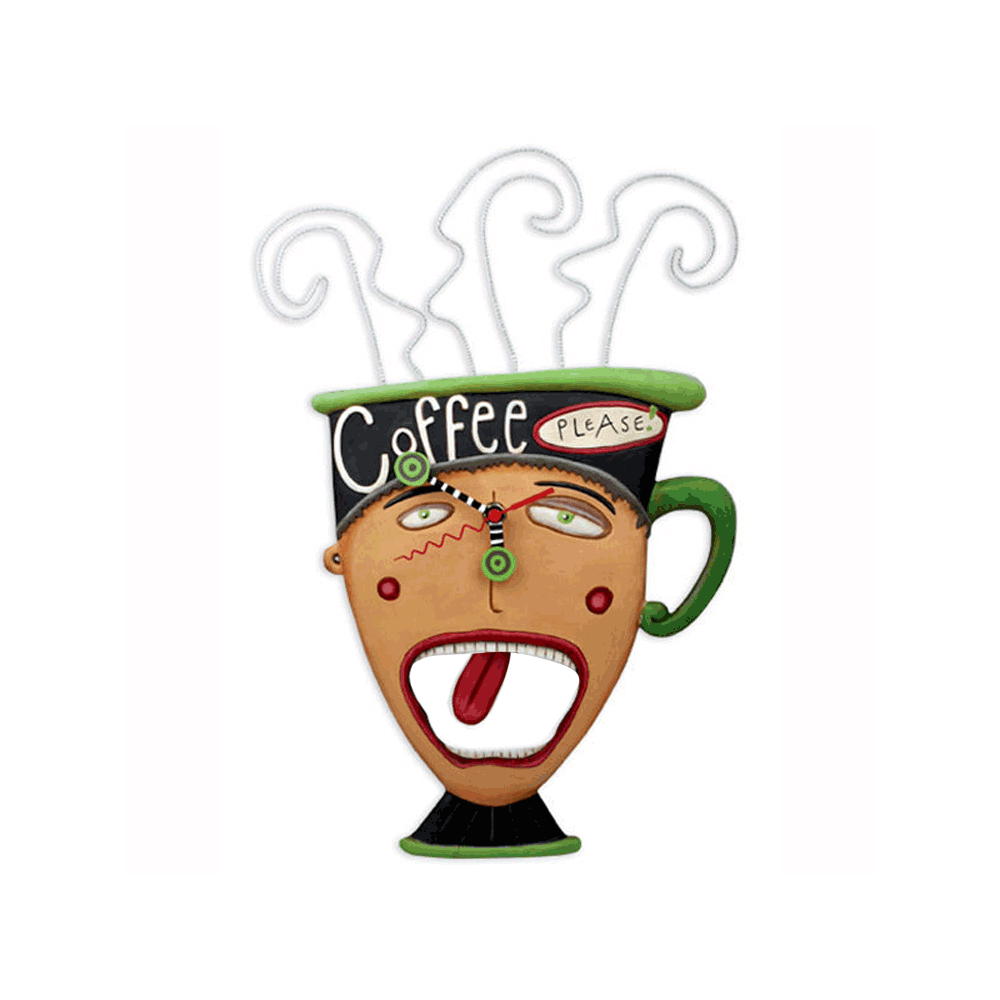 Allen Designs - Coffee Please! Clock - Artsy Abode