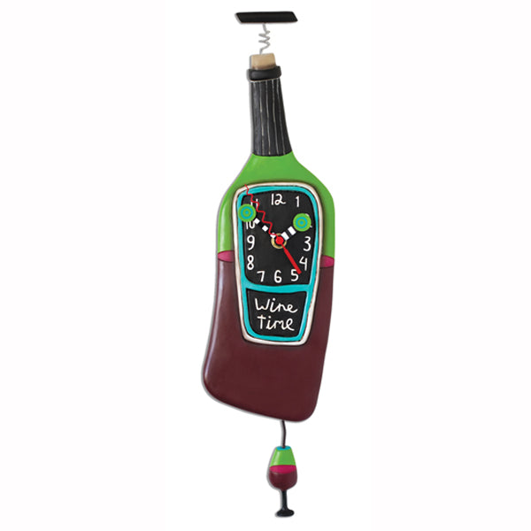 Allen Designs - Corked Vino Clock - Artsy Abode