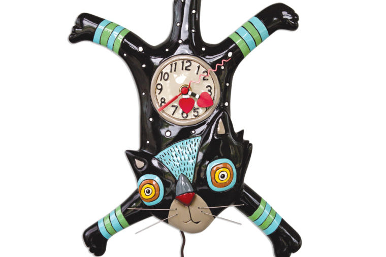 Allen Designs - Craft Attack (Cat) Clock - Artsy Abode
