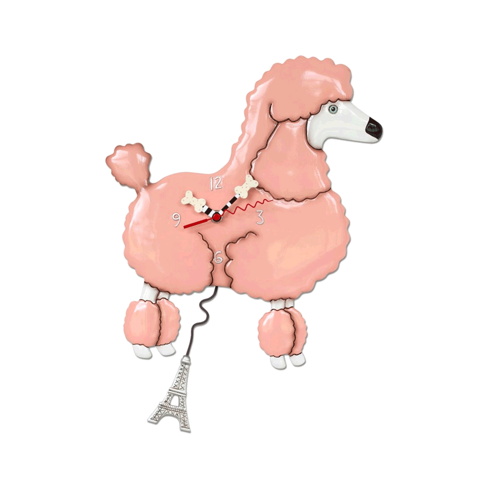 Allen Designs - Frenchie (Poodle) Clock - Artsy Abode