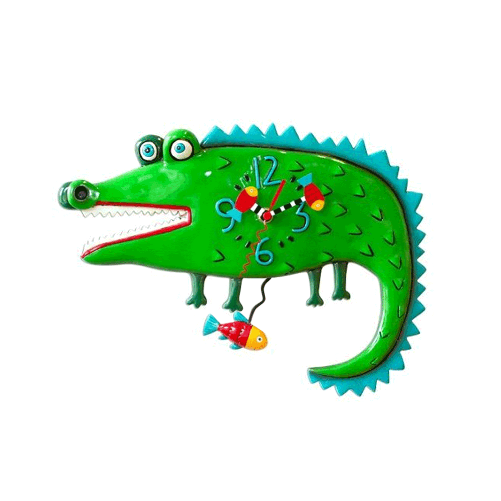 Allen Designs - Gator Bait Clock - Artsy Abode