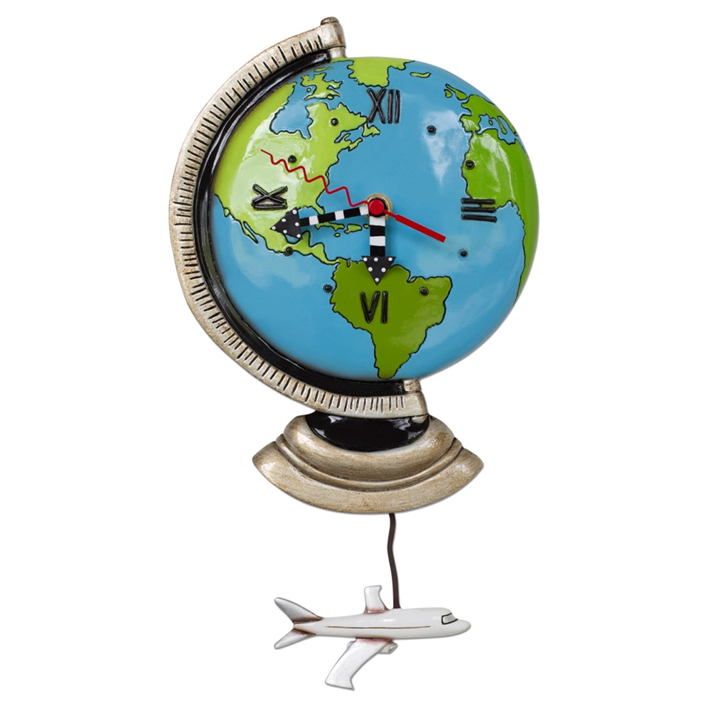 Allen Designs - Globe Clock - Artsy Abode
