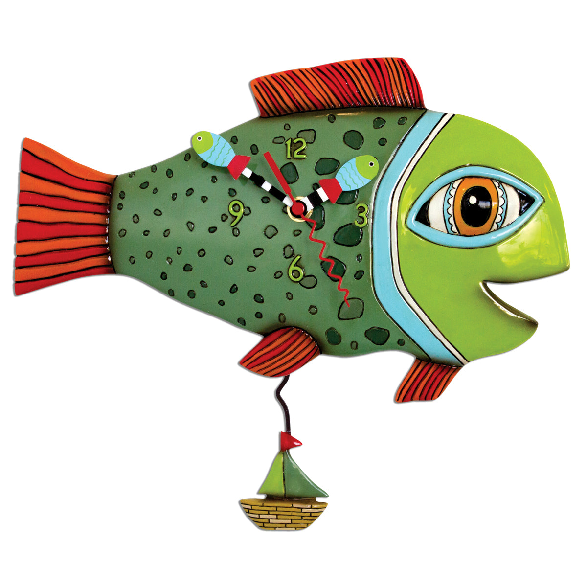Allen Designs - High Tide Fish Clock - Artsy Abode