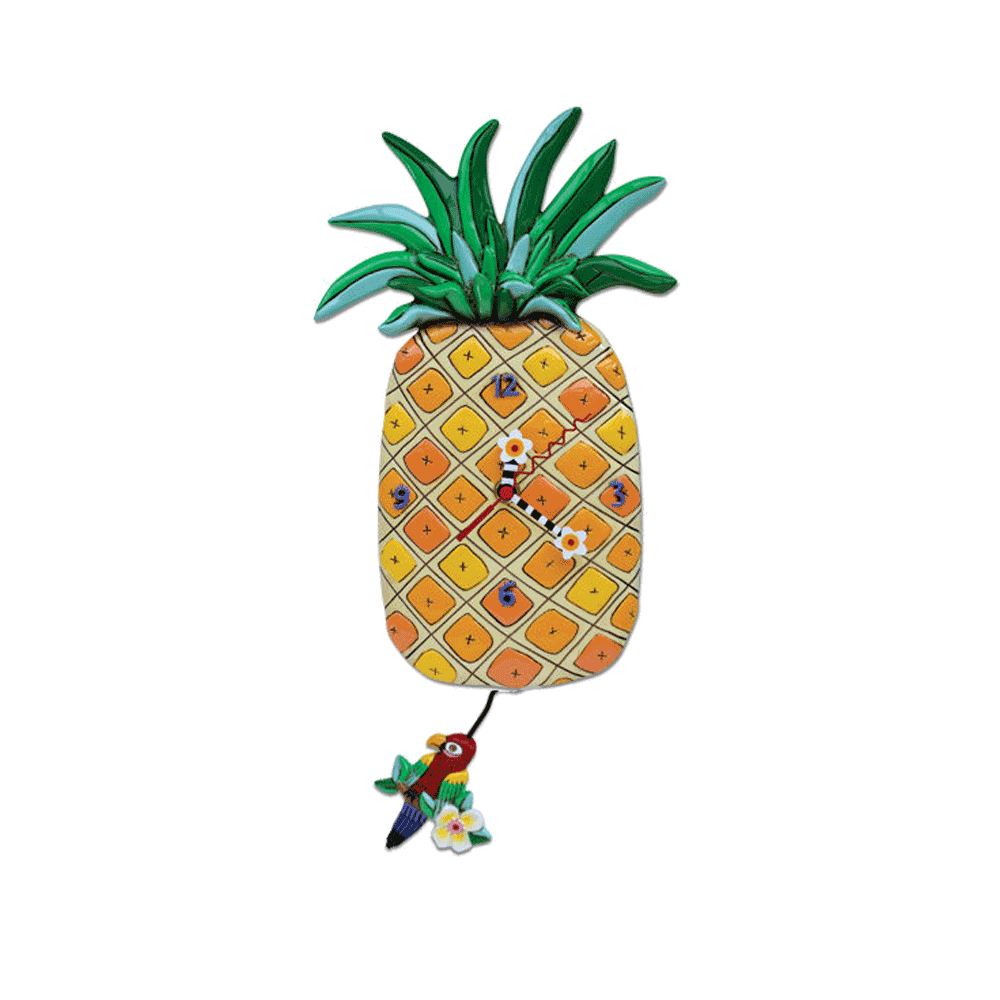 Allen Designs - Island Time (Pineapple) Clock - Artsy Abode