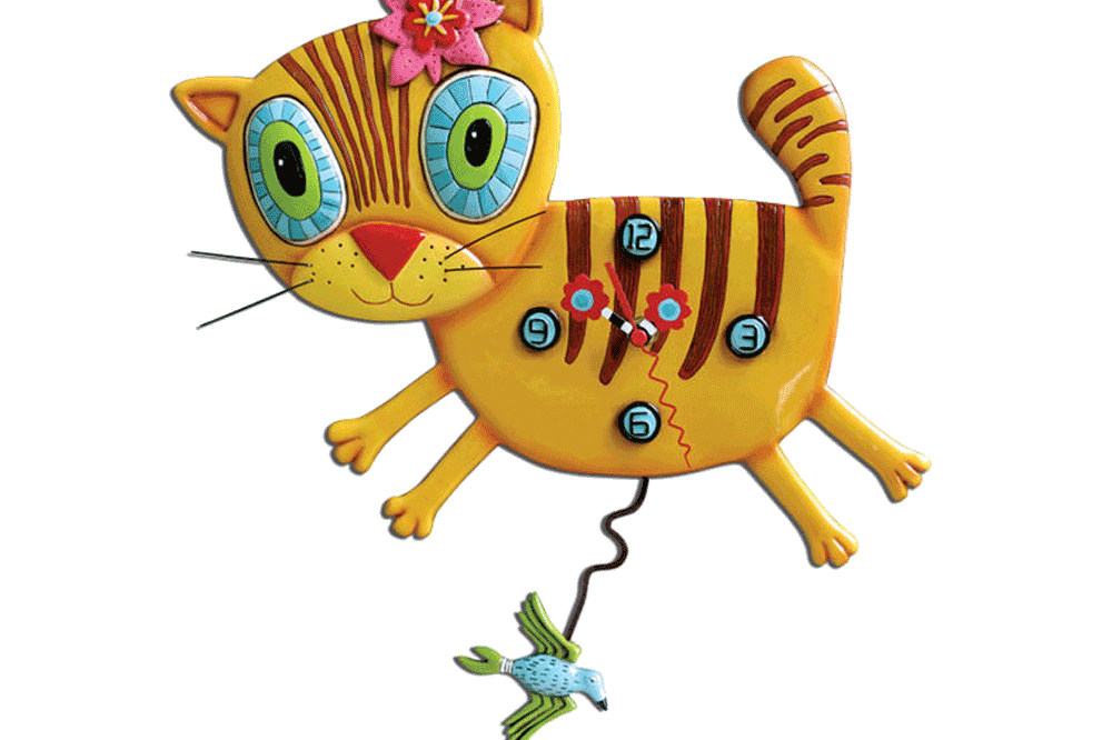 Allen Designs - Kimi Kitty Clock - Artsy Abode