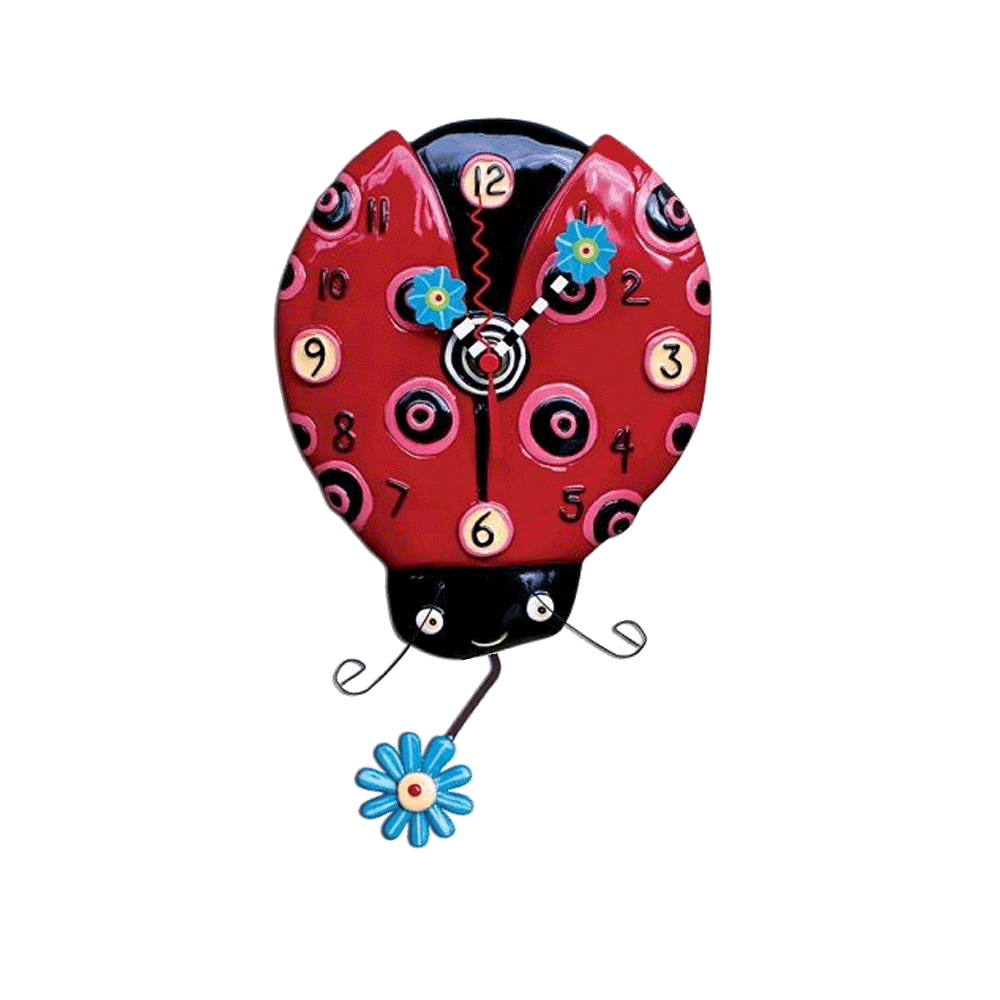 Allen Designs - Ladybug Clock - Artsy Abode