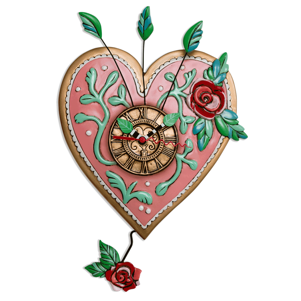 Allen Designs - Love Blooms Clock - Artsy Abode