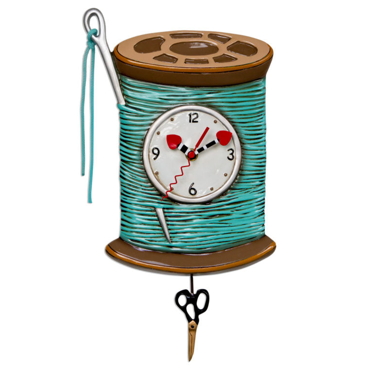 Allen Designs - Needle & Thread Clock - Artsy Abode