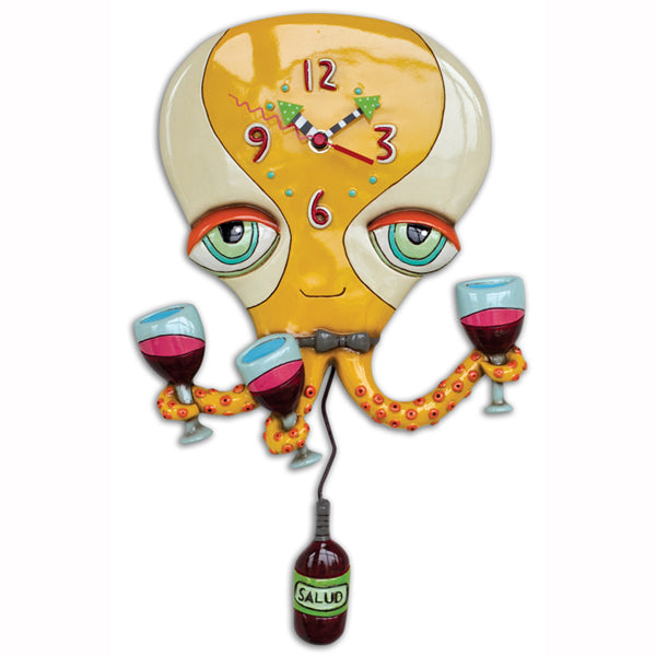 Allen Designs - Octopus Happyhour Clock - Artsy Abode