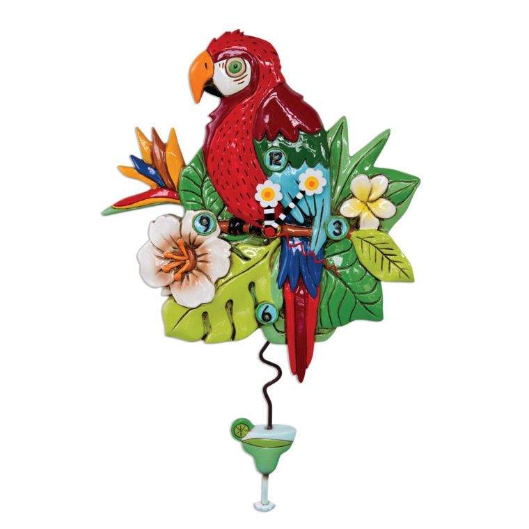 Allen Designs - Polly Parrot Clock - Artsy Abode
