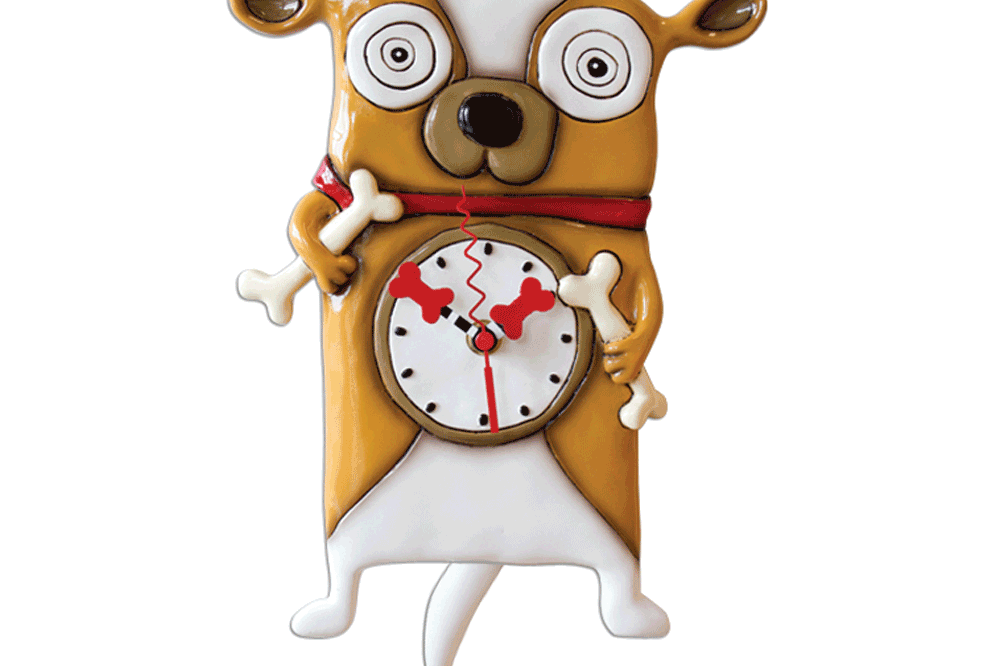 Allen Designs - Roofus Dog Clock - Artsy Abode