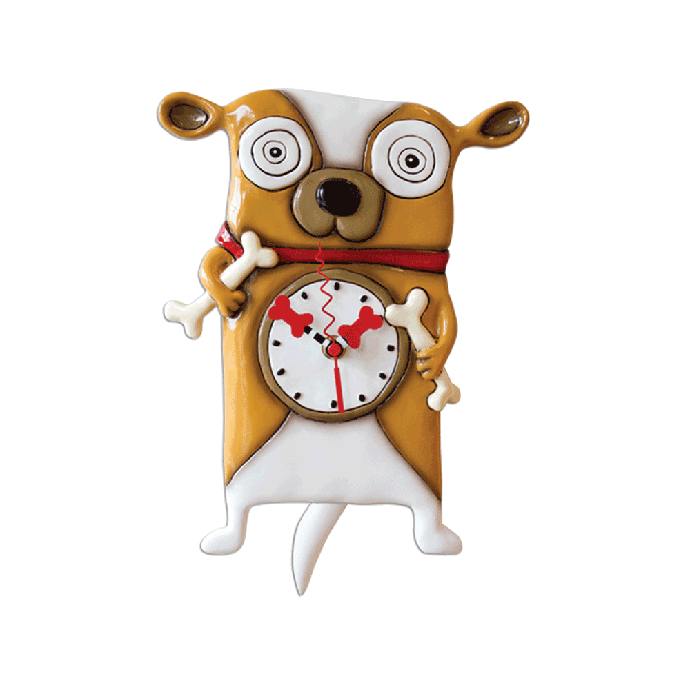 Allen Designs - Roofus Dog Clock - Artsy Abode