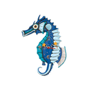 Allen Designs - Salty Seahorse Clock - Artsy Abode