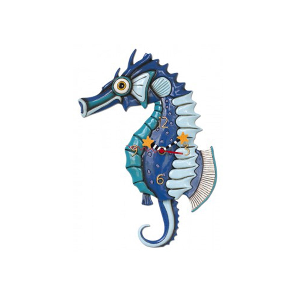 Allen Designs - Salty Seahorse Clock - Artsy Abode