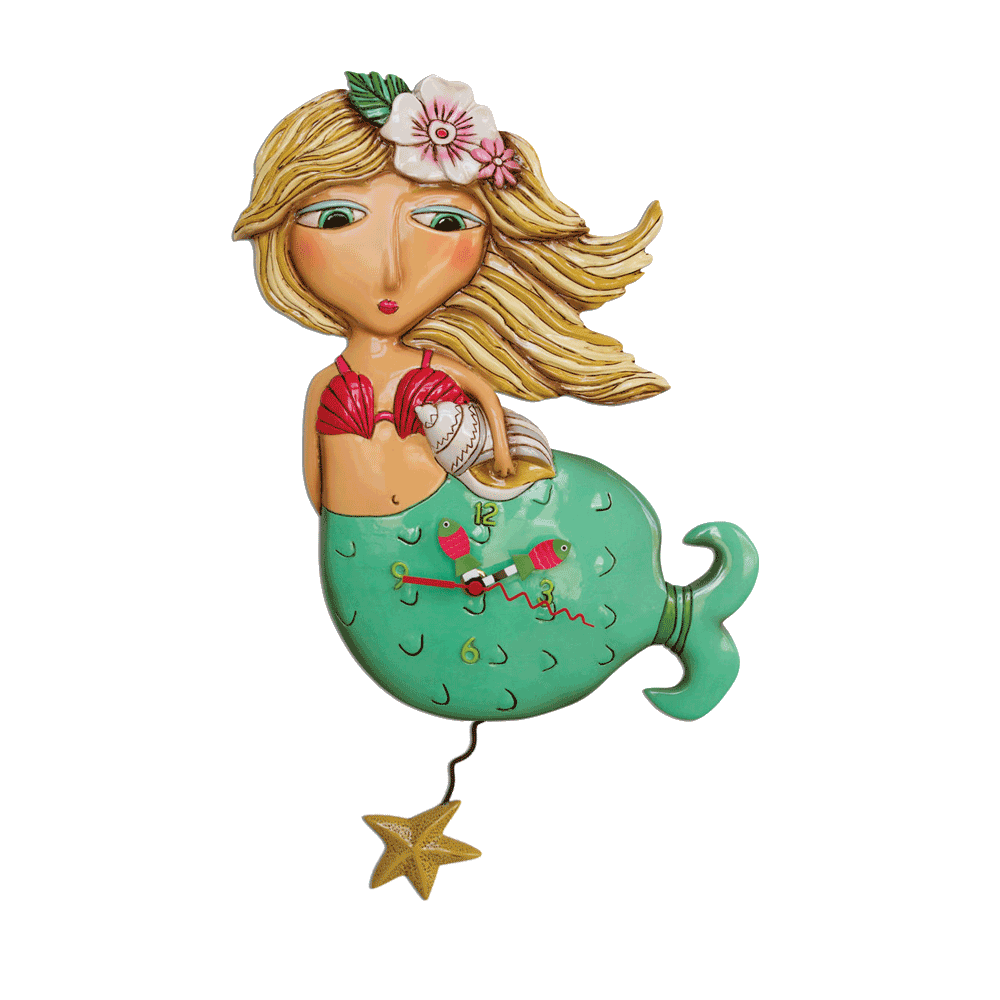 Allen Designs - Shelley Mermaid Clock - Artsy Abode