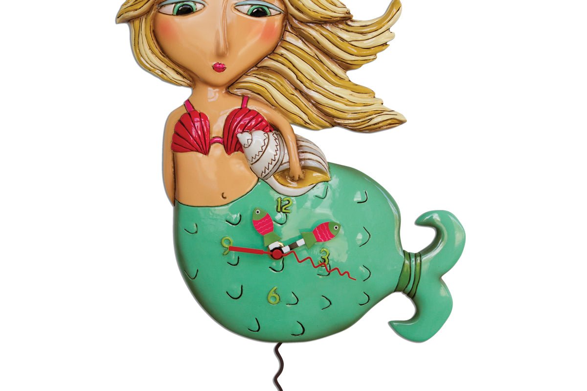 Allen Designs - Shelley Mermaid Clock - Artsy Abode