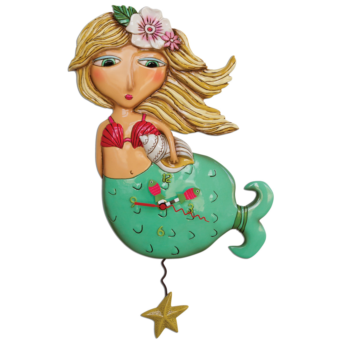 Allen Designs - Shelley Mermaid Clock - Artsy Abode