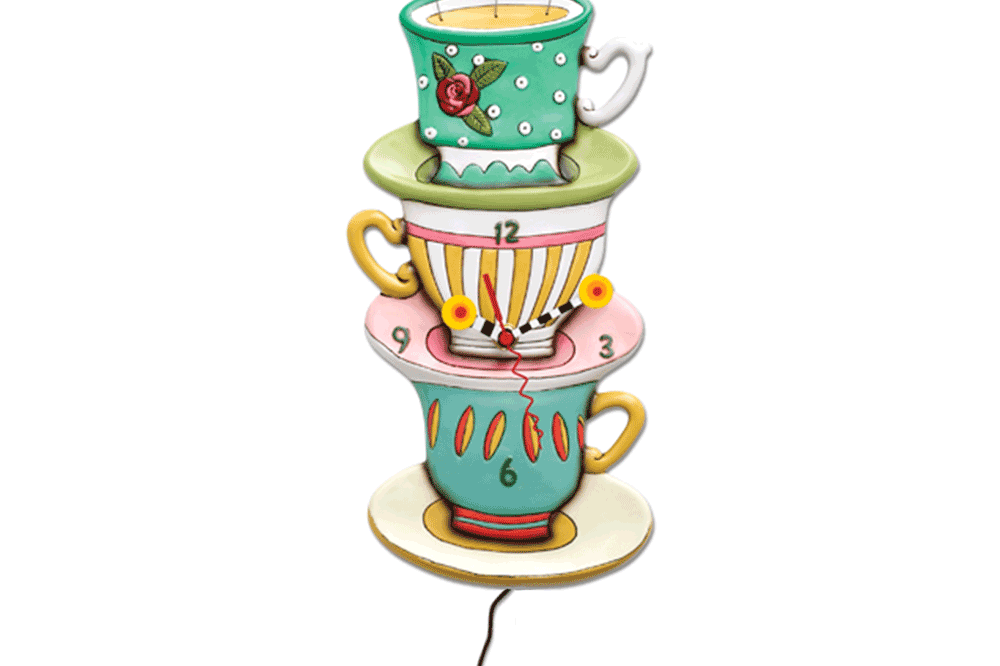 Allen Designs - Spot Of Tea Clock - Artsy Abode