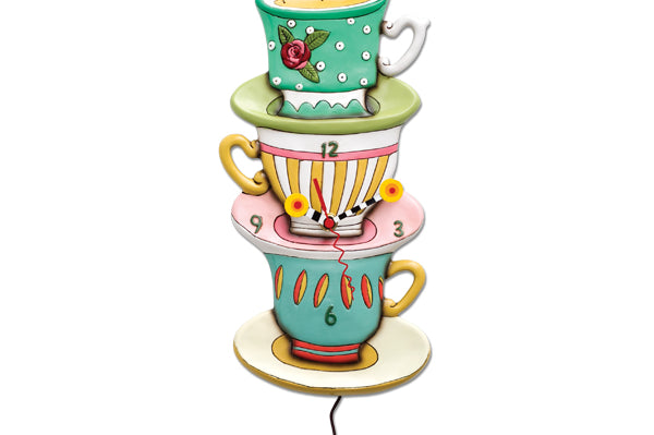 Allen Designs - Spot Of Tea Clock - Artsy Abode