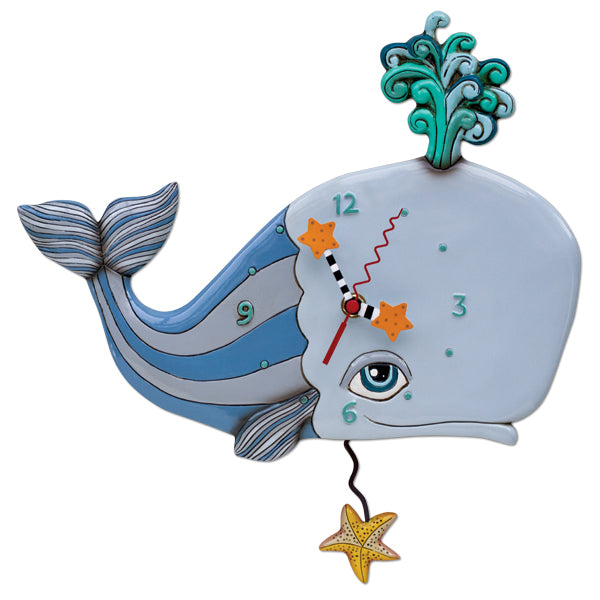 Allen Designs - Spouting Off Clock - Artsy Abode