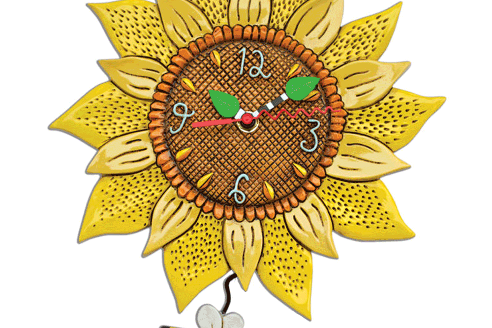 Allen Designs - Sunflower Clock - Artsy Abode