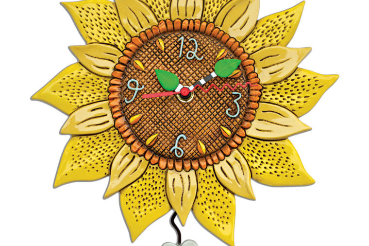 Allen Designs - Sunflower Clock - Artsy Abode