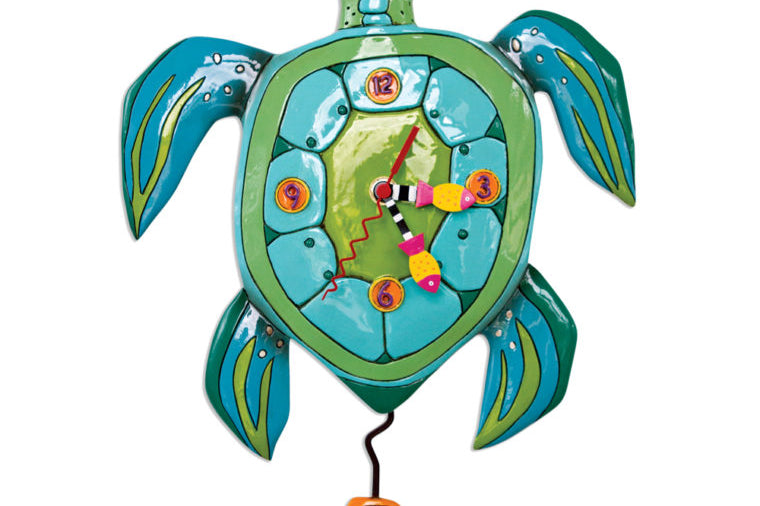 Allen Designs - Sup Dude? (Turtle) Clock - Artsy Abode