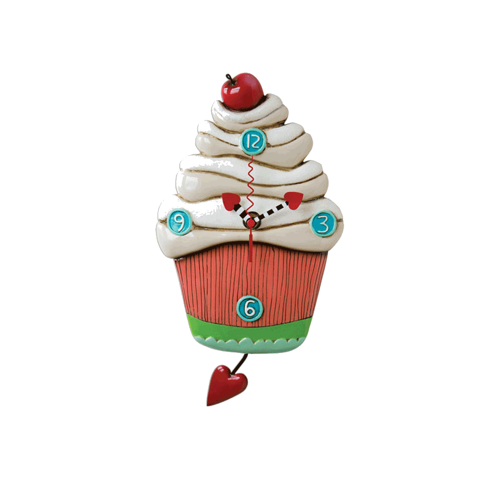 Allen Designs - Sweet Lil Cupcake Clock - Artsy Abode