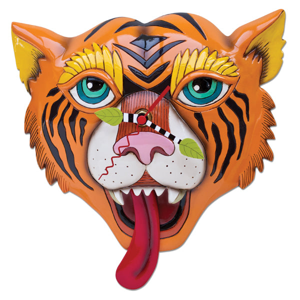 Allen Designs - Tats (Tiger) Clock - Artsy Abode