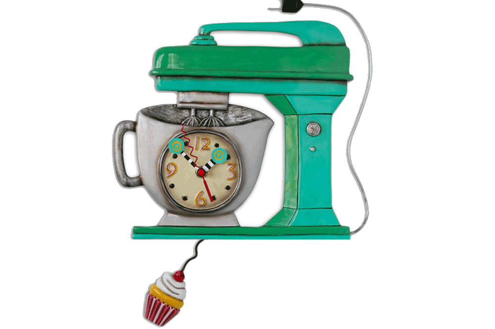 Allen Designs - Vintage Mixer Green Clock - Artsy Abode