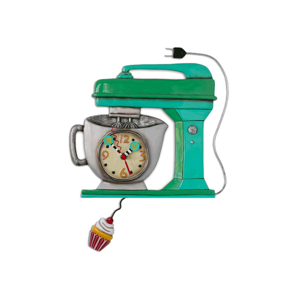 Allen Designs - Vintage Mixer Green Clock - Artsy Abode