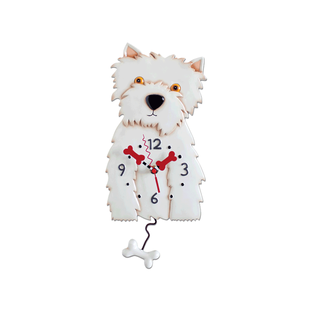 Allen Designs - Westin Dog Clock - Artsy Abode