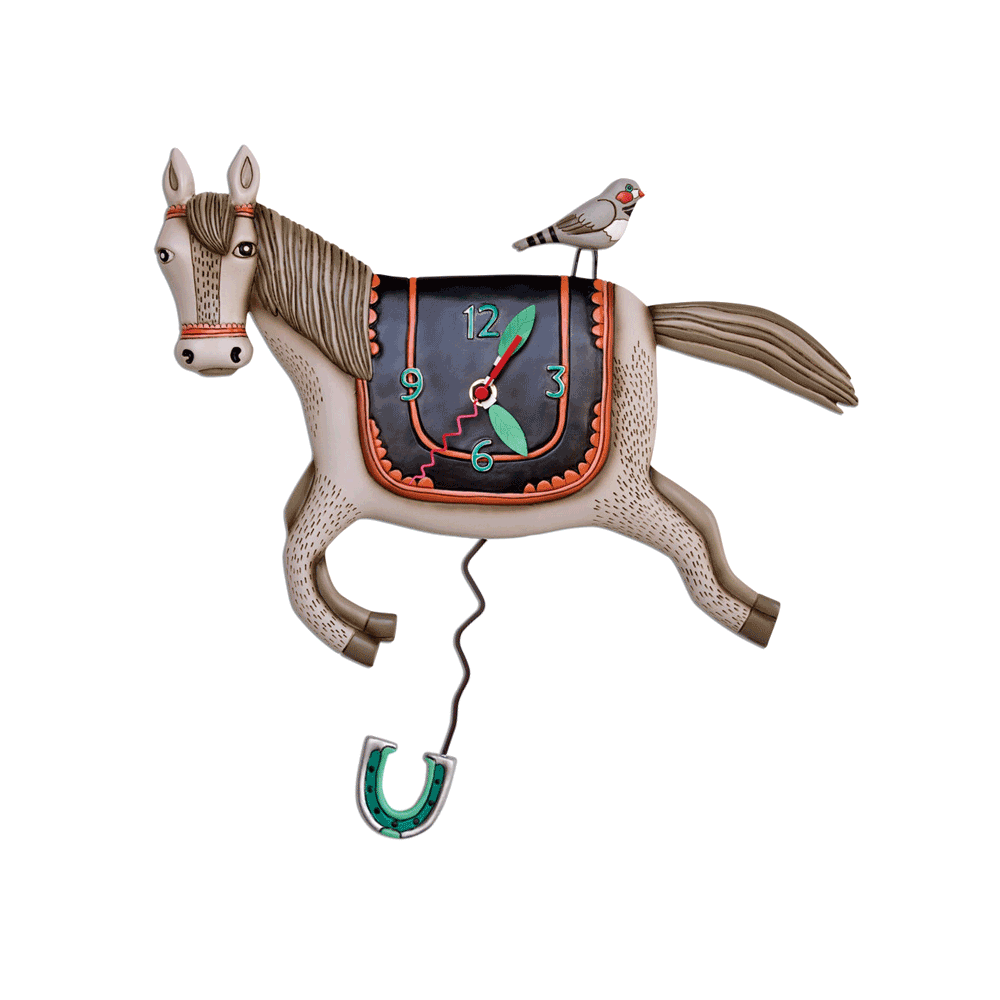 Allen Designs - Woah Horsey Clock - Artsy Abode