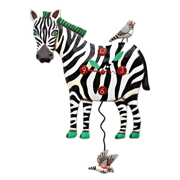 Allen Designs - Zeb The Zebra Clock - Artsy Abode