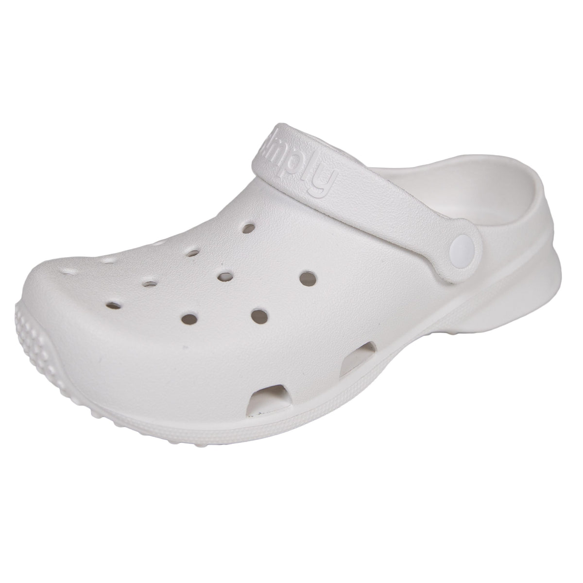 Simply Southern Guys Clogs - White | Artsy Abode