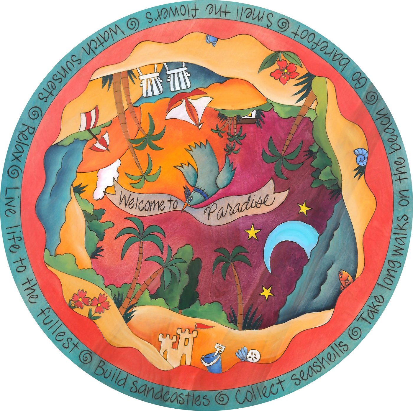 Sincerely, Sticks Lazy Susan Paradise City - Artsy Abode