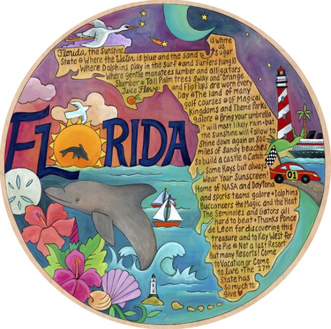 Sincerely, Sticks Lazy Susan Fabolously Florida